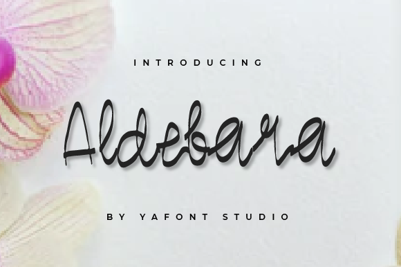 Aldebara: A Quirky Handwritten Font That Elevates Handmade Design