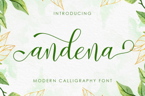 Andena: A Delicate Script Handwritten Font for Elegant Digital Branding