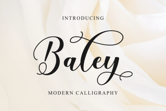 Baley: An Elegant Script Handwritten Font for Brand Identity