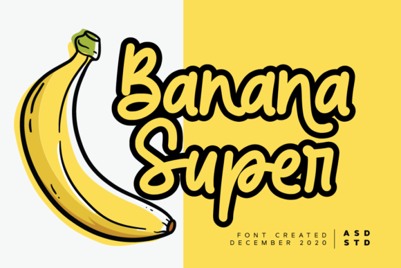 Banana Super: A Sweet & Friendly Script Handwritten Font for Campaigns