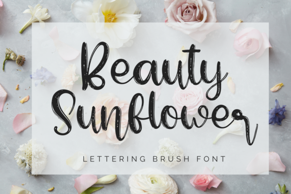 Beauty Sunflower: A Joyful Script Handwritten Font for Thoughtful Design