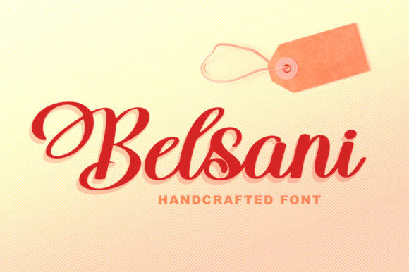 Belsani Script Handwritten Font for Bold Headlines & Logos
