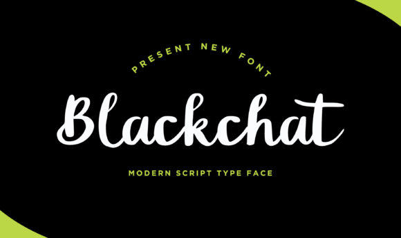 Blackchat: A Luxurious Handwritten Font for Bold Branding