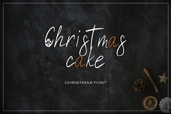 Christmas Cake: A Script Handwritten Font for Joyful Editorial Moments