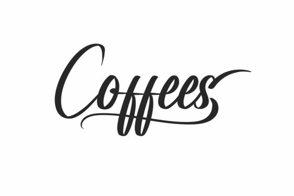 Coffees Font for Creative Projects