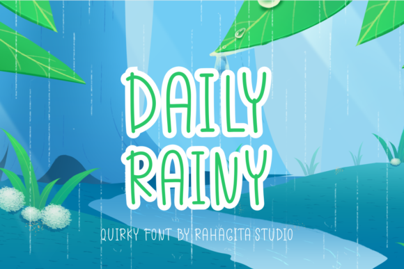 Daily Rainy: A Quirky Script Handwritten Font for Thoughtful Design