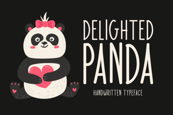 Delighted Panda: A Sweet Script Handwritten Font for Editorial Warmth