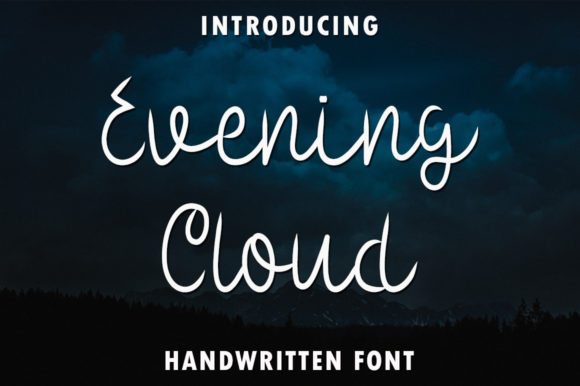 Evening Cloud: A Sweet & Delicate Script Handwritten Font for Scroll-Stopping Visuals