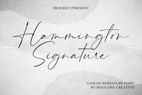 Hammington Signature Font for Elegant Branding