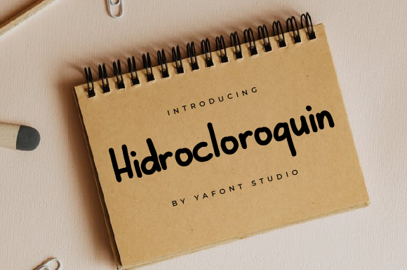Hidrocloroquin: A Simple Handwritten Font for Real Small Business Brands