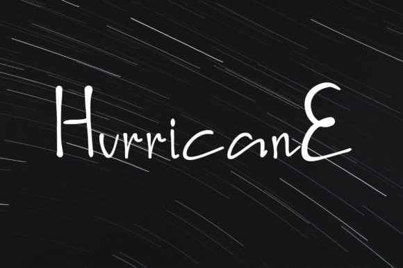 Hurricane: A Sweet & Delicate Script Handwritten Font for Romantic Branding