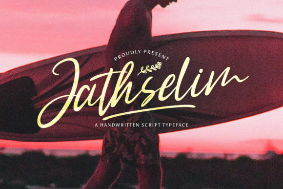 Jathselim: A Delicate Script Handwritten Font for Editorial Warmth