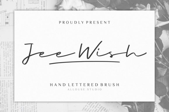 Jee Wish Script Handwritten Font for Creative Makers