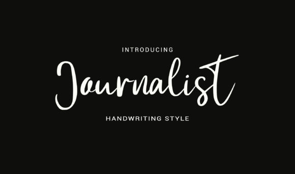 Journalist Font for Professional Handwritten Branding