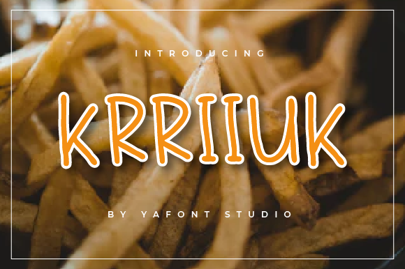Krriiukk: A Playful Handwritten Font for Real Branding Moments