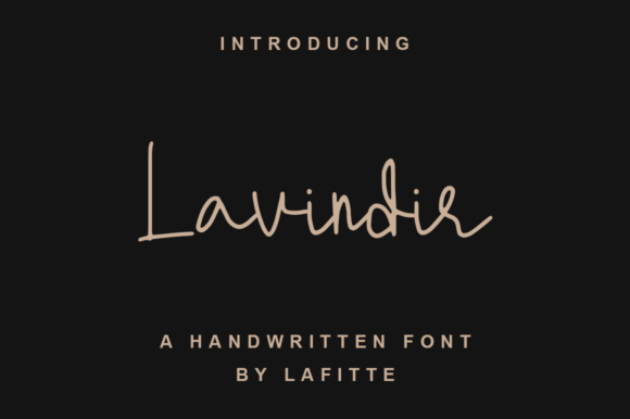 Lavindir: A Modern Dainty Handwritten Font for Thoughtful Design