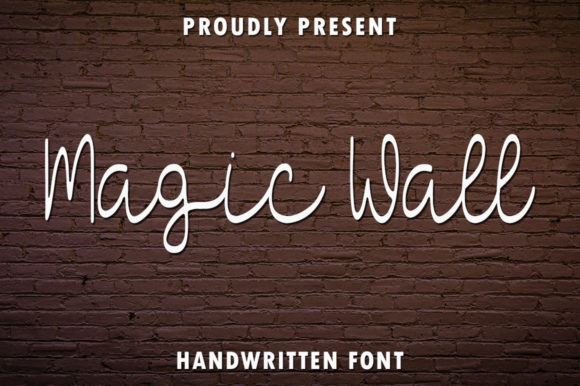 Magic Wall: A Sweet and Delicate Script Handwritten Font for Thoughtful Design