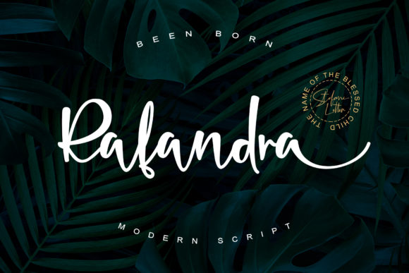 Rafandra: A Timeless Script Handwritten Font for Editorial Design