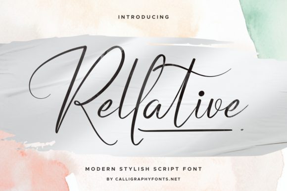 Rellative Font for Creative Projects