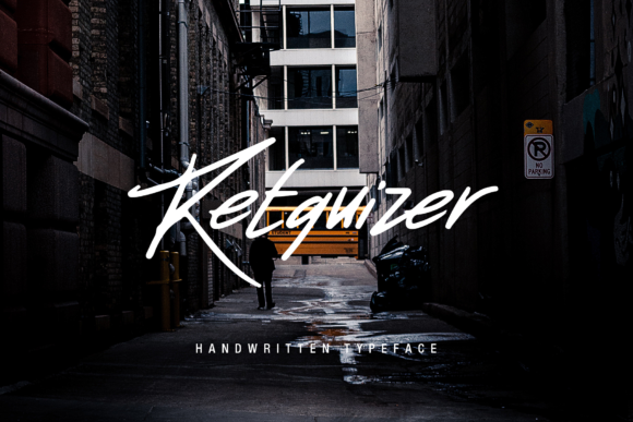 Retquizer: A Script Handwritten Font for Thoughtful Editorial Design