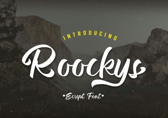 Roockys Script Handwritten Font for Crafters & Sellers