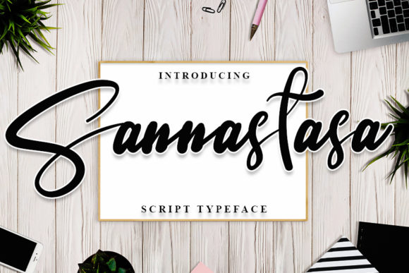 Sannastasa Script Handwritten Font for Elegant Digital Branding
