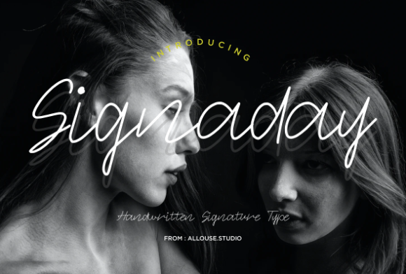Signaday: A Stylish Handwritten Font for Branding That Sticks