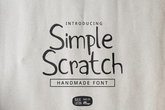 Simple Scratch: A Vintage Handwritten Font for Clear, Confident Campaigns