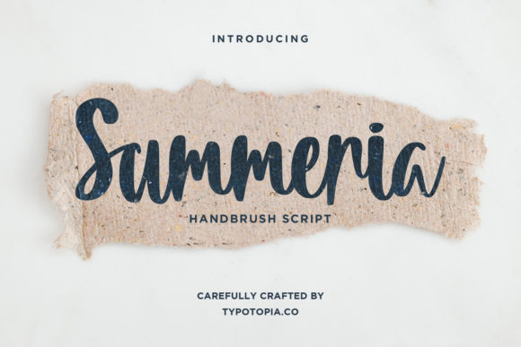 Summeria: A Bold & Fun Handwritten Font for Makers