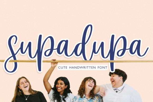 Supadupa Script Handwritten Font for Lovely Craft Designs