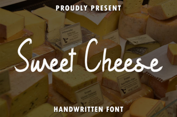 Sweet Cheese Script Handwritten Font for Crafters