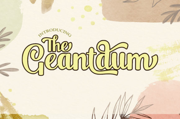 The Geantdum Script Handwritten Font for Scroll-Stopping Visuals
