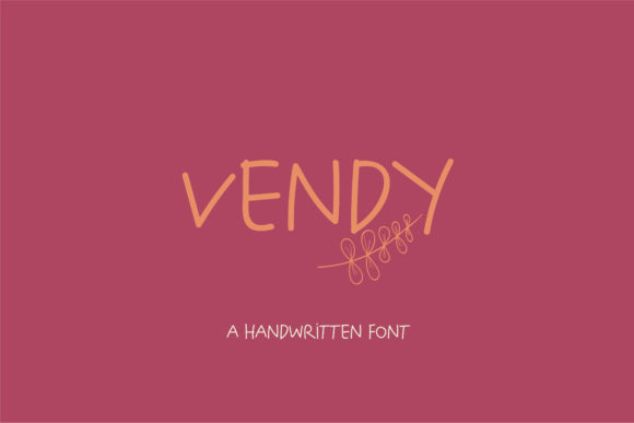 Vendy: A Cute, Simple, and Quirky Teen Handwritten Font for Scroll-Stopping Content